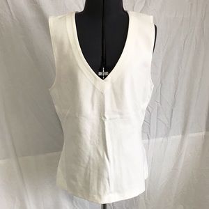 J. Crew Ponte Top with Zip Back